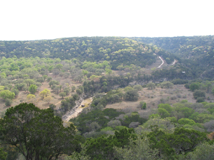 The Texas Hill Country around Wimberley